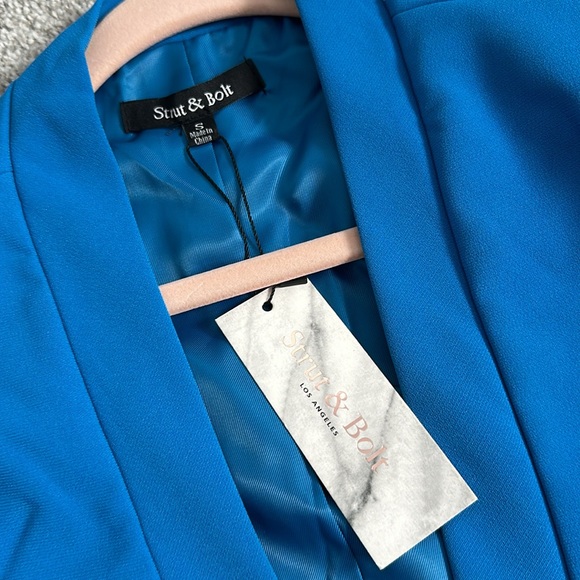 Strut & Bolt Electric Blue Blazer - Picture 2 of 2